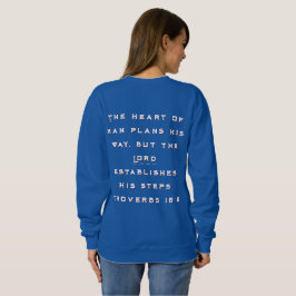 Christelijk Bijbelvers Crewneck Hoodie Spreuken16: Trui