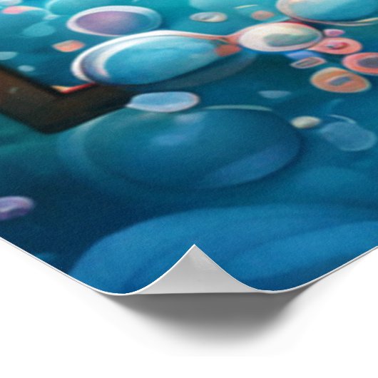 Christelijk Bijbelvers Ezechiël 36:25 Poster (Hoek)