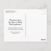 Christelijk Bijbelvers Fotocollage Afstuderen Briefkaart (Achterkant)