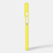 Christelijk Bijbelvers Geel Monogram Case-Mate iPhone Case (Achterkant / Links)