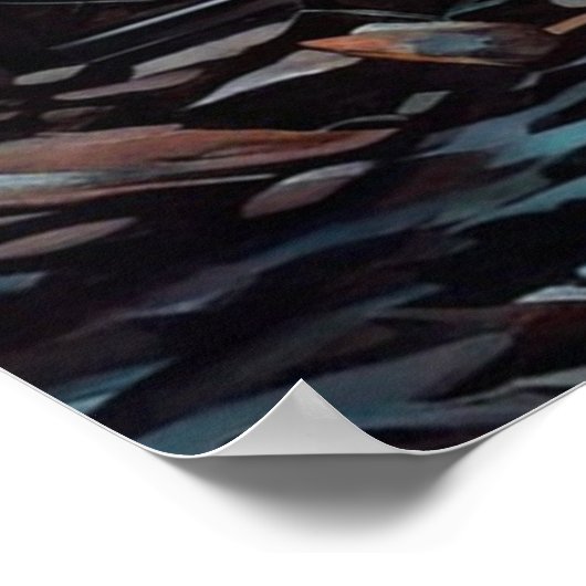 Christelijk Bijbelvers Jesaja 44:3 Poster (Hoek)