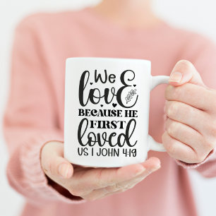 Christelijk Bijbelvers Schrift gepersonaliseerd Koffiemok