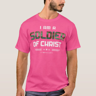 Christelijk Bijbelvers Soldaat van Christus T-shirt