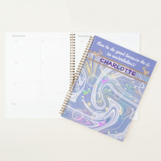 Christelijk Bijbelversum bemoedigend glittermarmer Planner