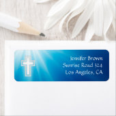 Christelijk | Blauwe stralen Etiket (Insitu)