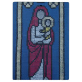 Christelijk borduurwerk klembord (Achterkant)