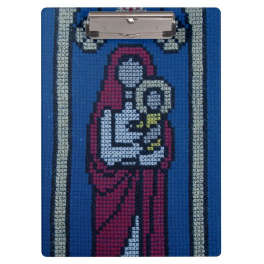 Christelijk borduurwerk klembord (Voorkant)