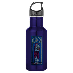 Christelijk borduurwerk waterfles