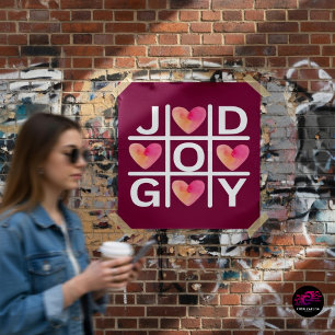 Christelijk Boter, Kaas en Eieren Plezier God Hart Poster