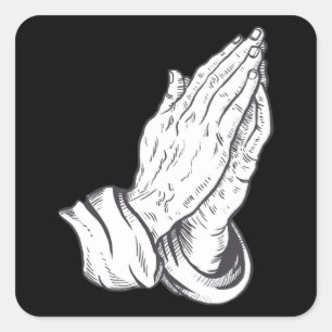 Christelijk brouwen met handig brouwen vierkante sticker