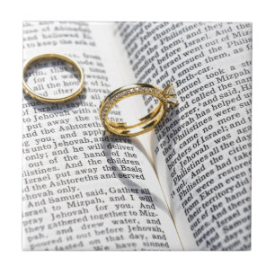 Christelijk bruiloft bijbelministerie tegeltje