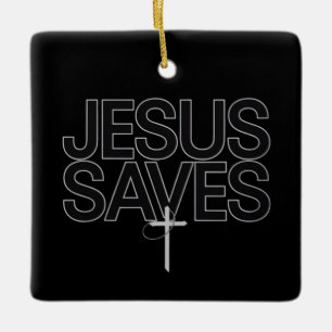 Christelijk Cadeau Jezus Geloof Bijbelvers Keramisch Ornament