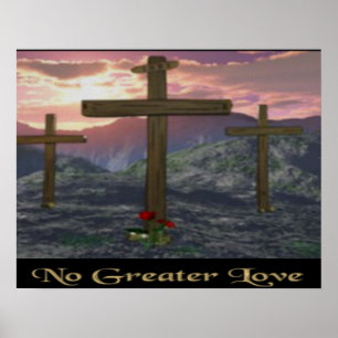 Christelijk Calvary kunstposter Poster