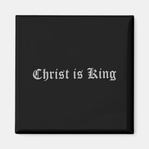 Christelijk Christendom Christus Is Koning Jezus K Magneet