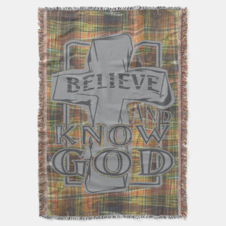 Christelijk Christuskruis in Steengrijs T-shirt Deken