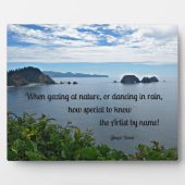 Christelijk citaat over Natuur Fotoplaat (Voorkant)