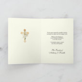 Christelijk condoleances begrafenis bedankt (Binnen)