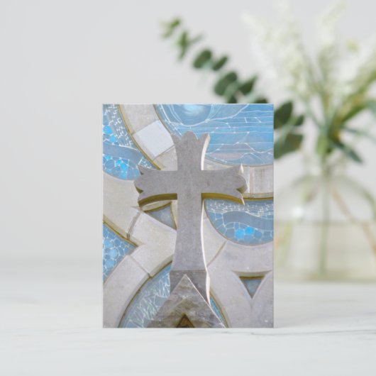Christelijk Cross Briefkaart (Staand voorkant)