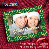 Christelijk cross-elant script: Kerstmis Feestdagenkaart