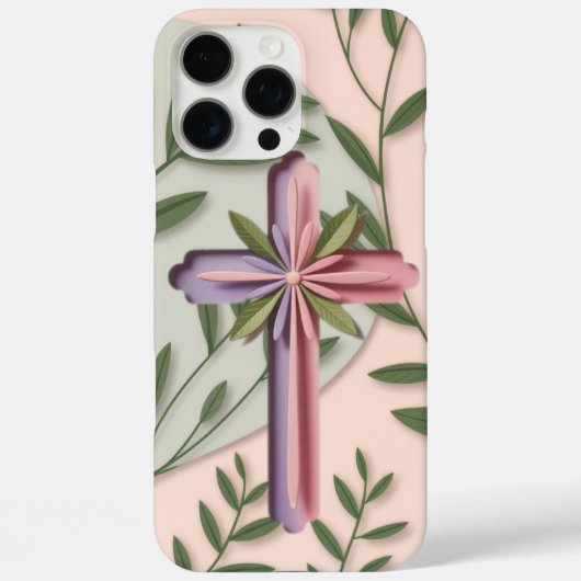 Christelijk Cross iPhone 16 Pro Hoesje Ai-ontwerp (Achterkant)