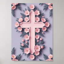Christelijk Cross Matte Poster