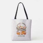 Christelijk DANKBAAR GEZEGEND IN JEZUS' NAAM Draagtas (Achterkant)