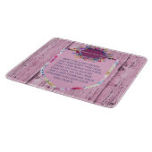 Christelijk de Roze Bijbel Bijbel Snijplank (Hoek)