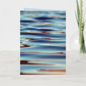 Christelijk denken van je Bericht Water Kaart (Achterkant)