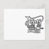 Christelijk design Jezus houdt van mij. Dit weet i Briefkaart (Voorkant)