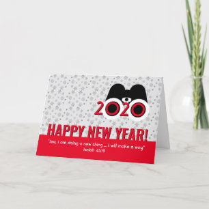 Christelijk DOE IK EEN NIEUW NIEUW DING nieuwjaar  Feestdagen Kaart