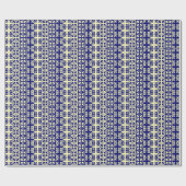 Christelijk Dwarspatroon 2 Verpakkend Document Cadeaupapier (Vlak)