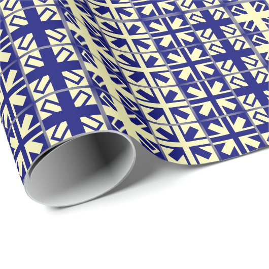 Christelijk Dwarspatroon 2 Verpakkend Document Cadeaupapier (Rol Hoek)