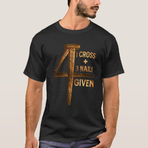 Christelijk een drie kwartels vier met Jezus G T-shirt