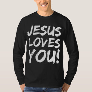 Christelijk evangelisatiegeschenk voor mannen Jezu T-shirt