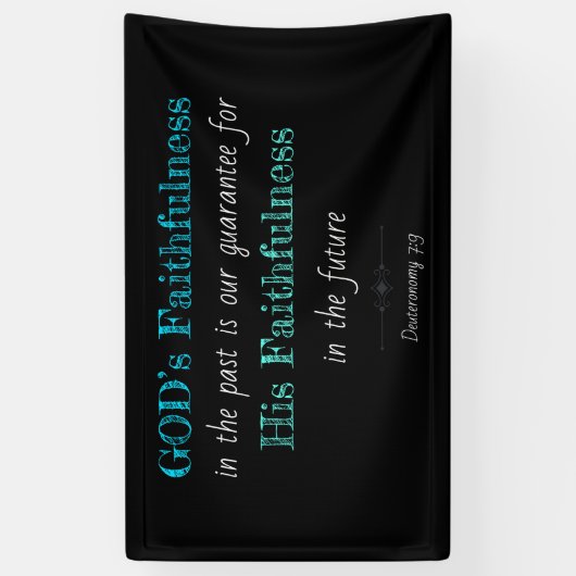 Christelijk Faith Inspirerend: Betrouwbaarheid van Spandoek (Verticaal)