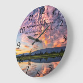 Christelijk Faith kruis met Psalm 25:12 Grote Klok (Hoek)