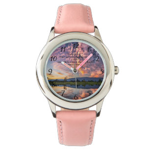 Christelijk Faith kruis met Psalm 25:12 Horloge