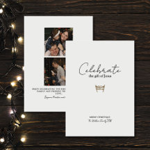 Christelijk Familie Elegante Religieuze Geboorte F