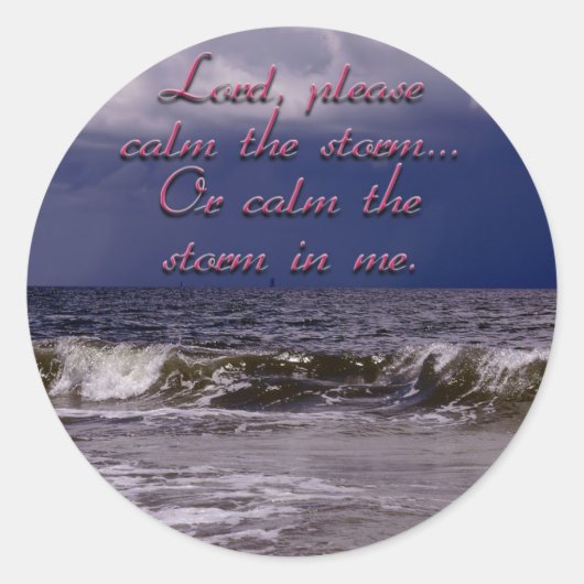 Christelijk Gebed Sticker (Voorkant)