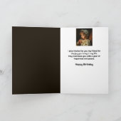 Christelijk gebed voor de verjaardag van een vrien feestdagen kaart (Binnen)