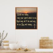 Christelijk gebeden poster (Keuken)