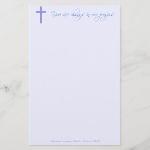 Christelijk gebedswerk briefpapier