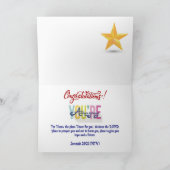 Christelijk gefeliciteerd Kaart (Binnen)