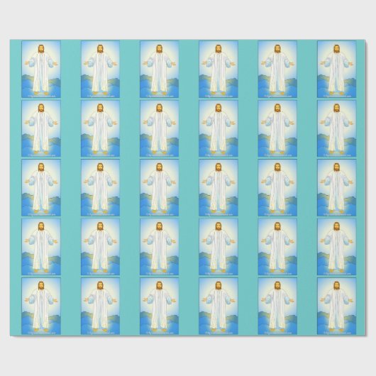 Christelijk geïnspireerd cadeaupapier (Vlak)