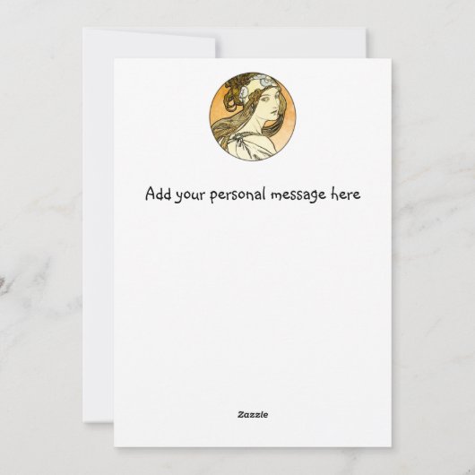 Christelijk geïnspireerde aangepaste Moederdag-Kaa Feestdagenkaart (Achterkant)