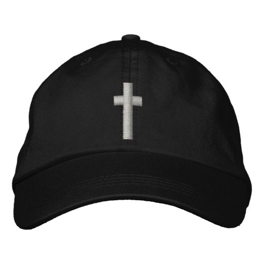 Christelijk gekruist geborduurd Pet (Voorkant)