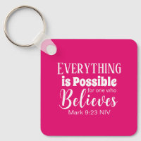 Christelijk Geloof Bijbel Verse Believe Hot Pink