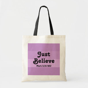Christelijk Geloof Gewoon Geloven Bijbel Verse Paa Tote Bag
