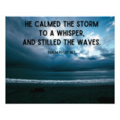 Christelijk geloof, Inspirerend, Vrede in het Stor Foto Afdruk (Voorkant)