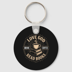 Christelijk Geloof Jezus Boeken Koffie Gelovige Sleutelhanger